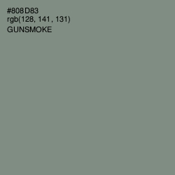 #808D83 - Gunsmoke Color Image