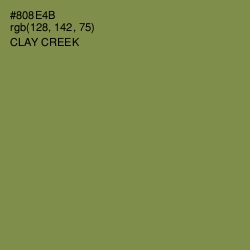 #808E4B - Clay Creek Color Image