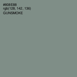 #808E88 - Gunsmoke Color Image