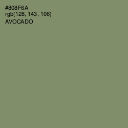 #808F6A - Avocado Color Image