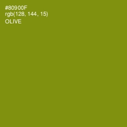 #80900F - Olive Color Image