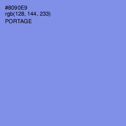 #8090E9 - Portage Color Image