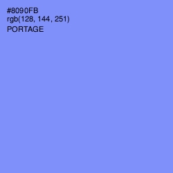 #8090FB - Portage Color Image