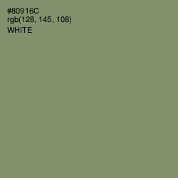 #80916C - Battleship Gray Color Image