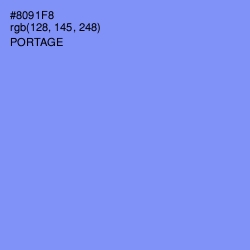 #8091F8 - Portage Color Image