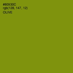 #80930C - Olive Color Image