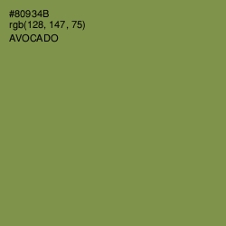 #80934B - Avocado Color Image