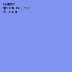 #8093F1 - Portage Color Image