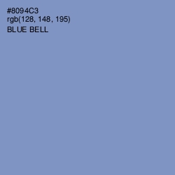 #8094C3 - Blue Bell Color Image