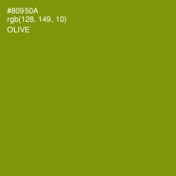 #80950A - Olive Color Image