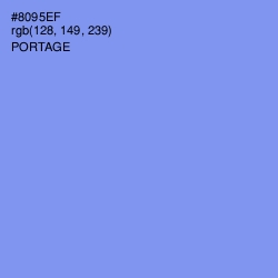 #8095EF - Portage Color Image