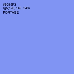 #8095F3 - Portage Color Image