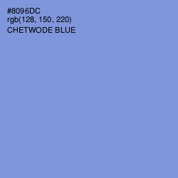 #8096DC - Chetwode Blue Color Image