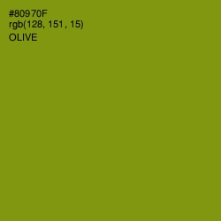 #80970F - Olive Color Image