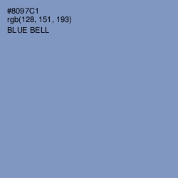 #8097C1 - Blue Bell Color Image