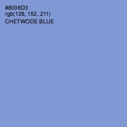 #8098D3 - Chetwode Blue Color Image