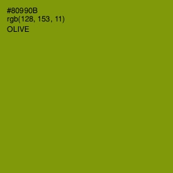 #80990B - Olive Color Image