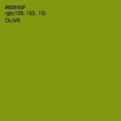 #80990F - Olive Color Image