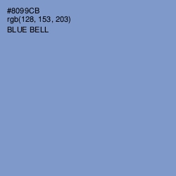 #8099CB - Blue Bell Color Image