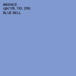 #8099CE - Blue Bell Color Image