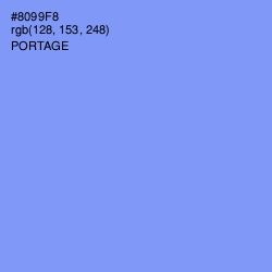 #8099F8 - Portage Color Image