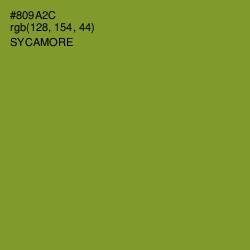 #809A2C - Sycamore Color Image