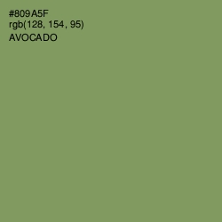 #809A5F - Avocado Color Image