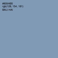 #809AB5 - Bali Hai Color Image