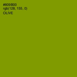 #809B00 - Olive Color Image