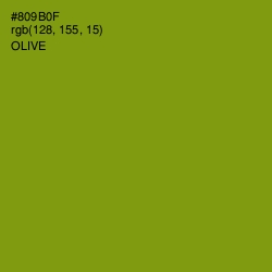 #809B0F - Olive Color Image