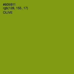 #809B11 - Olive Color Image