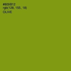 #809B12 - Olive Color Image