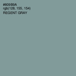 #809B9A - Regent Gray Color Image