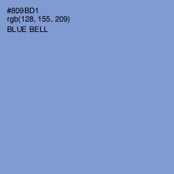 #809BD1 - Blue Bell Color Image