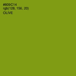 #809C14 - Olive Color Image