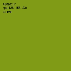 #809C17 - Olive Color Image