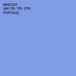#809CE5 - Portage Color Image