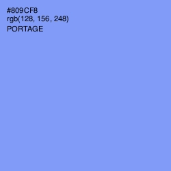 #809CF8 - Portage Color Image