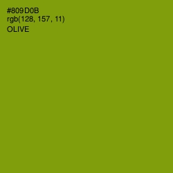 #809D0B - Olive Color Image