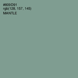 #809D91 - Mantle Color Image