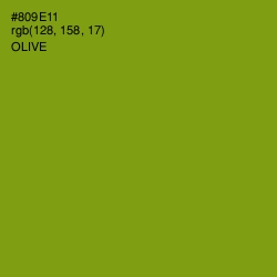 #809E11 - Olive Color Image