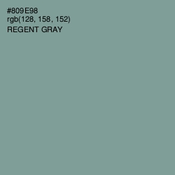 #809E98 - Regent Gray Color Image