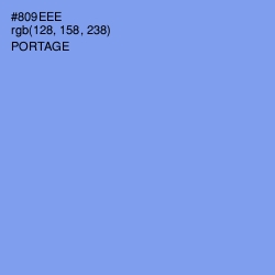 #809EEE - Portage Color Image