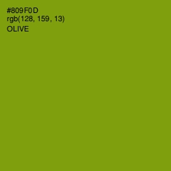 #809F0D - Olive Color Image