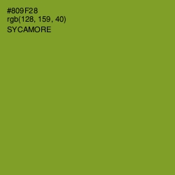 #809F28 - Sycamore Color Image