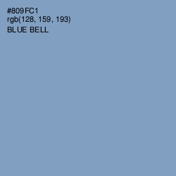 #809FC1 - Blue Bell Color Image