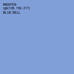 #809FD9 - Blue Bell Color Image