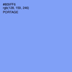 #809FF6 - Portage Color Image