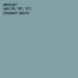 #80A0A7 - Granny Smith Color Image