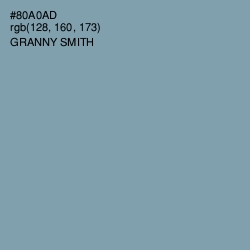 #80A0AD - Granny Smith Color Image